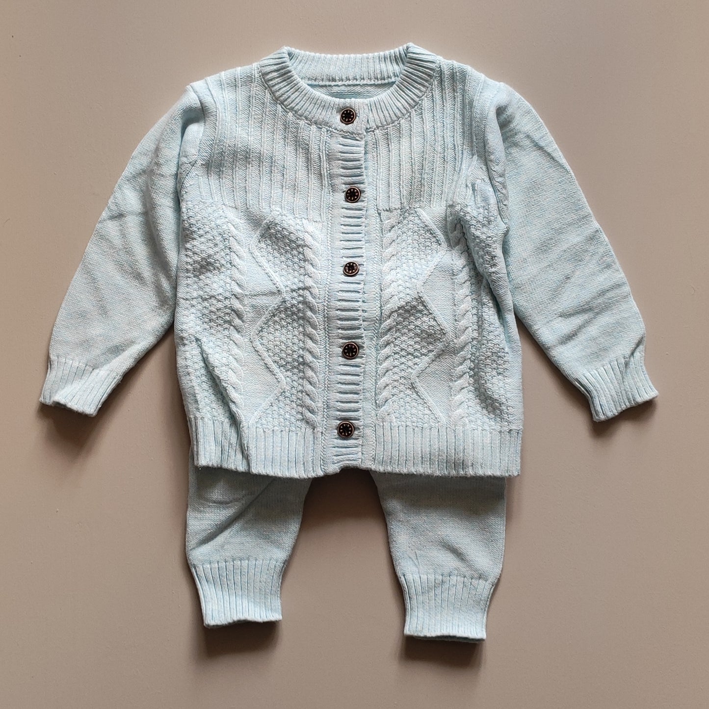 Baby cardigan and joggers set